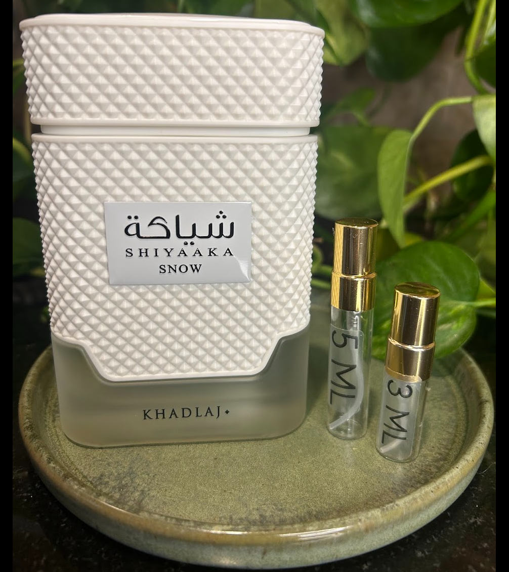 Khadlaj Shiyaaka Snow | 2ml / 3ml / 5ml | Fragrance Decants | Samples | Travel Size