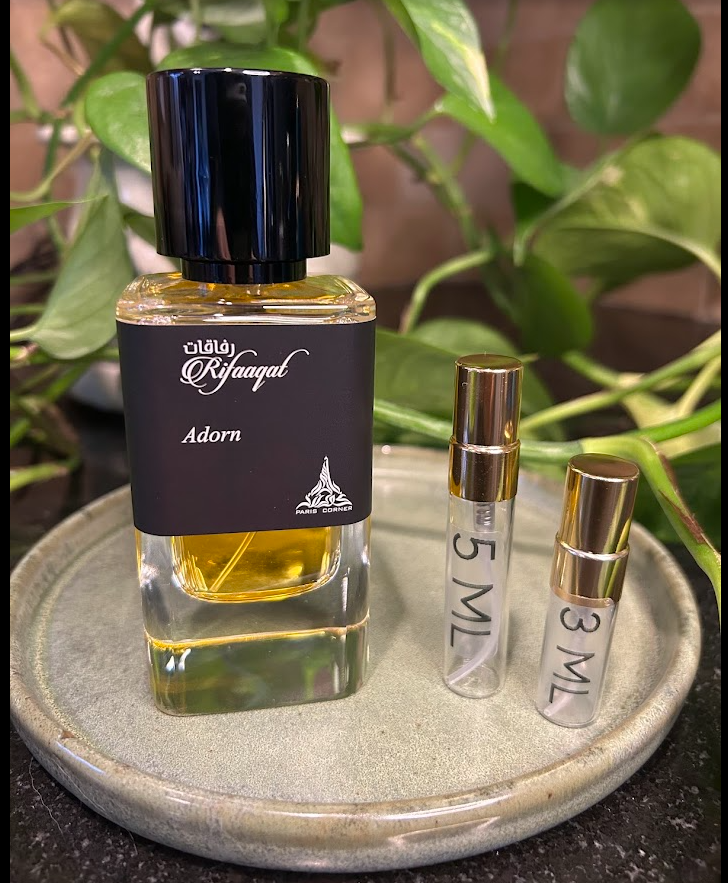 Paris Corner Rifaaqat Adorn | 2ml / 3ml / 5ml | Fragrance Decants | Samples | Travel Size