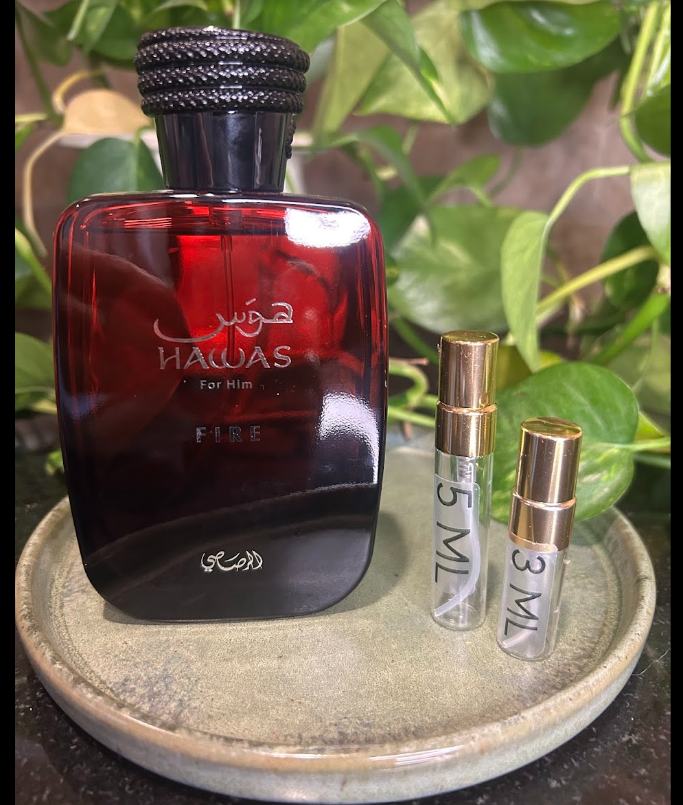 Rasasi Hawas Fire | 2ml / 3ml / 5ml | Fragrance Decants | Samples | Travel Size