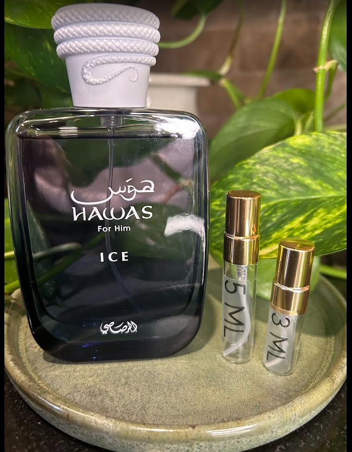 Rasasi Hawas Ice | 2ml / 3ml / 5ml | Fragrance Decants | Samples | Travel Size