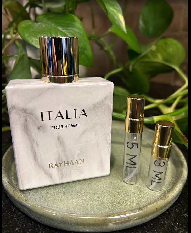 Rayhaan Italia | 2ml / 3ml / 5ml | Fragrance Decants | Samples | Travel Size